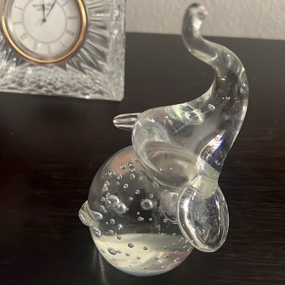 Murano Handblown Glass Art Elephant - Picture 6 of 7